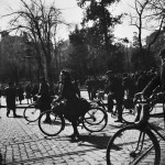 Cyclistes - Square du Capitole, rue du poids de l'huile
